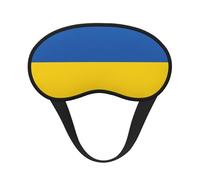 Flag of Ukraine Print Eye Mask for Sleeping Light Blocking Nap for Travel Yoga Camping Night Rest