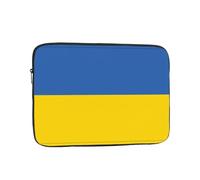 Flag of Ukraine Printed Laptop Cover Portable Protective Case Suitable for Business Trips and Documents 17 inch