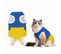 Flag of Ukraine Recovery Suit for Dogs Cats After Surgery,Pet Recovery Shirt, Dog Onesies Pet Surgery Recovery Suit