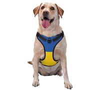 Flag of Ukraine X-Large Printed pet Traction Vest for Pets to wear When Walking The Dog or Climbing Mountains