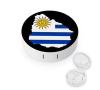 Flag of Uruguay Contact Lens Case for Daily Travel