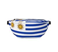 Flag of Uruguay Crossbody Waist Bag with Multiple Pockets, Easy To carry, Suitable for Sports, Travel and Daily Use.