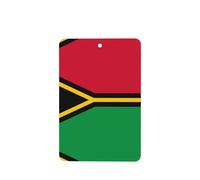 Flag Of Vanuatu Car Air Fresheners Cards - 6 Pieces,Cardstock Scented Decor For Cars,Bedrooms, Closets