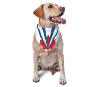 Flag of Vaughan Pet Bandana-Triangle Scarf for Cats Dogs Adjustable