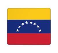 Flag of Venezuela 8.3 x 10.3 in Mouse pad, 3mm thick rubber base with stitched edges, suitable for laptops.