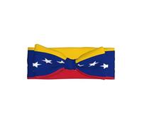 Flag of Venezuela Adorable Baby Bow Headband Soft and Stretchy Infant Hair Accessory for 0-6 Months Baby Showers soft skin-friendly elastic