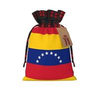 Flag Of Venezuela Holiday Printed Drawstring Pouch M For Festival Wrapping, Storage And Party Use