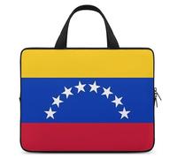 Flag of Venezuela Laptop Bags Ultra-Thin, Lightweight & Waterproof 13inch Laptop Sleeve, Durable Neoprene Material, Portable Protective Computer Bag with Hand Strap