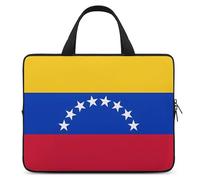 Flag of Venezuela Laptop Bags Ultra-Thin, Lightweight & Waterproof 17inch Laptop Sleeve, Durable Neoprene Material, Portable Protective Computer Bag with Hand Strap