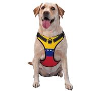 Flag of Venezuela Large Printed pet Traction Vest - Ideal for Dog Walking, Hiking, Daily Travel