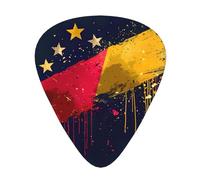 Flag of Venezuela print Guitar Picks 12 Pack Assorted Thickness for Guitar,ukulele,0.46/0.71/0.96mm