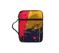 Flag of Venezuela Print Soft Bible Storage Bag Scripture Holder Waterproof for Worship Travel Devotional