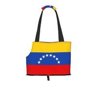 Flag of Venezuela Printed Portable Foldable pet Shoulder Bag, Suitable for Carrying Small Pets