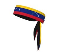 Flag of Venezuela Sports Head Tie. Comfortable, Breathable, Fashionable, Unisex, Suitable for Running, Yoga, Fitness and Other Sports.