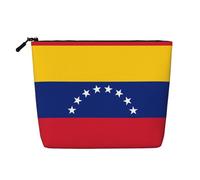 Flag of Venezuela Waterproof Large Capacity with Zipper Travel Business Trip Home Multifunctional Makeup Bag Storage Bag Coin Purse