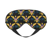Flag of Virgin Islands 14 Flag of Virgin Islands Sleep Masks Adjustable Strap Soft Eye Mask for Women Men Travel Work Home