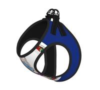 Flag Of Virginia Print Dog Harness,Pet Leash Vest,Adjustable And Reflective Vest,For Small To Medium Dogs