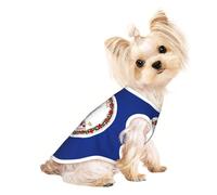 Flag of Virginia Print Lightweight Dog Vest, Cat Sleeveless Shirt, Breathable Mesh Design for Summer Walking and Play