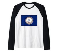 Flag of Virginia Raglan Baseball Tee