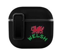Flag of Wales Dragon Slim Compatible with Airpods 4 Case Protective Hard Cover Skin