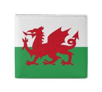 Flag of Wales Men's Billfold Wallet Funny Coin Pouch Purse Clutch For Women Cute Card Holder Case Wallets