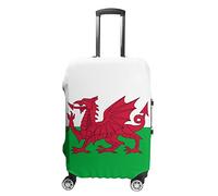 Flag of Wales Welsh Travel Luggage Case Cover Elastic Suitcase Protector Baggage Covers Fits 19-32 Inch
