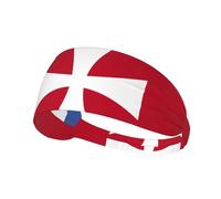 Flag of Wallis and Futuna Islands Printed Elastic Sports Headband â€“ Ideal for running, tennis, yoga and indoor fitness