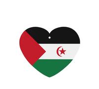Flag Of Western Sahara Car Air Fresheners Cards - 6 Pieces,Cardstock Scented Decor For Cars,Bedrooms, Closets