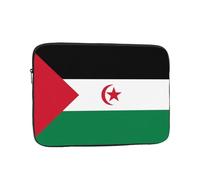 Flag of Western Sahara Printed Laptop Sleeve, Waterproof fabric laptop bag for business or school13 inch