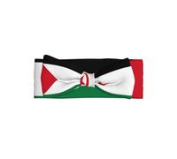 Flag of Western Sahara Soft Baby Headband with Knot Bow for Infants 0-6 Months, Warm and Stylish