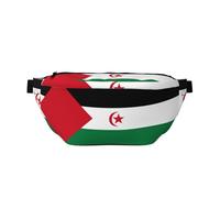 Flag of Western Sahara Versatile Running Waist Pack Lightweight Breathable and Adjustable for Travel Cycling and Everyday Use