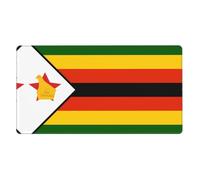 Flag of Zimbabwe Extra Large Rubber Mouse pad 16x29.5in, Strong Adhesion, Durable, Suitable for a Wide Range of Occasions