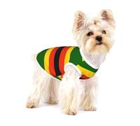 Flag of Zimbabwe Full Print Cotton Pet Vest M Dog Cat Clothes Soft Elastic Breathable Pullover Pet