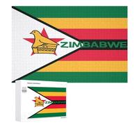 Flag of Zimbabwe Puzzles Customized Challenging Gifts for Adults 300/500/1000 Piece