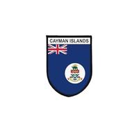 Flag Patch Cayman Islands Tactical Printed Edge Embroidered Self Gripping
