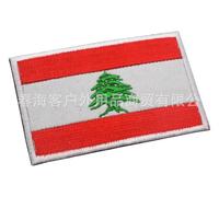 Flag Patch: Mongolia Georgia Jordan Lebanon Palestine