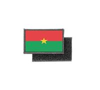 Flag Patch Printed Badge Country Burkina faso