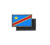 Flag Patch Printed Badge Country Congo rdc