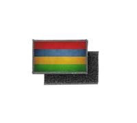 Flag Patch Printed Badge Country Vintage Mauritius