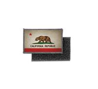 Flag Patch Printed Badge Country Vintage USA United States American California