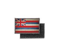 Flag Patch Printed Badge Country Vintage USA United States American Hawaii