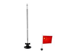 Flag Pole Bracket - Suction Mount Holder, Vehicle Display , Strong Grip Base, Adjustable Angle Stand, Mounting Device | Reliable Display Solution for Car SUV House Truck Use