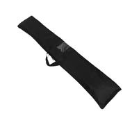 Flag Pole Carrying Bag Flagpole Duffle 47.2x8.7in Black Canvas Oxford | Sturdy Carry Straps with Ergonomic Handles, Internal Dividers for Banner Accessories, Waterproof Lining for Beach Trips