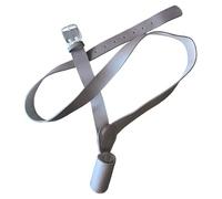 Flag Pole Holder Cross Belt, Right Shoulder Flag Carrier Belt Genuine Leather, Brown, Parade Flag belt with Adjustable strap and Silver-Finished Brass Buckle, For Military, Honour Guards and Army