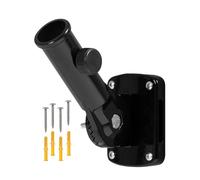 Flag Pole Holder - Durable Flag Pole Mount | Adjustable Strong Flaag Poles Bracket | Reliable Flags Poles Mounting Bracket | Aluminum Alloy Rust Proof Flags Mount Suitable for Home, Garden, & Outdoor