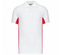 Flag Polycotton Pique Polo Shirt Kariban White XXL