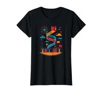Flag Raising Festival T-Shirt, Women, Black, 3XL