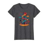 Flag Raising Festival T-Shirt, Women, Dark Heather Grey, XS