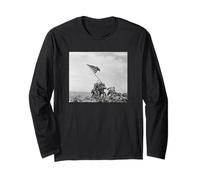 Flag Raising on Iwo Jima by Joe Rosenthal Long Sleeve T-Shirt