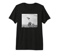Flag Raising on Iwo Jima by Joe Rosenthal Premium T-Shirt